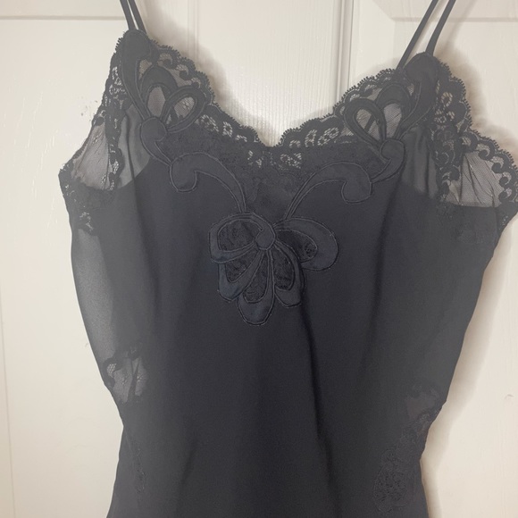 BLACK SHEER TEDDY - Picture 2 of 6